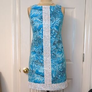 Lilly Pulitzer Dark & Stormy Shift Dress Sz. 0